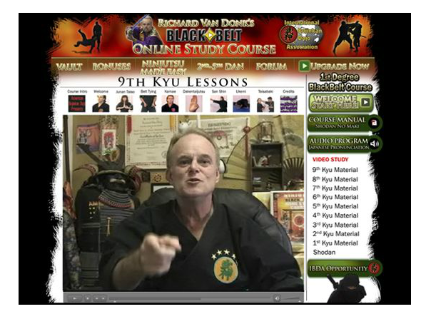 Doshi Richard Van Donk teaching in the online Black Belt study portal